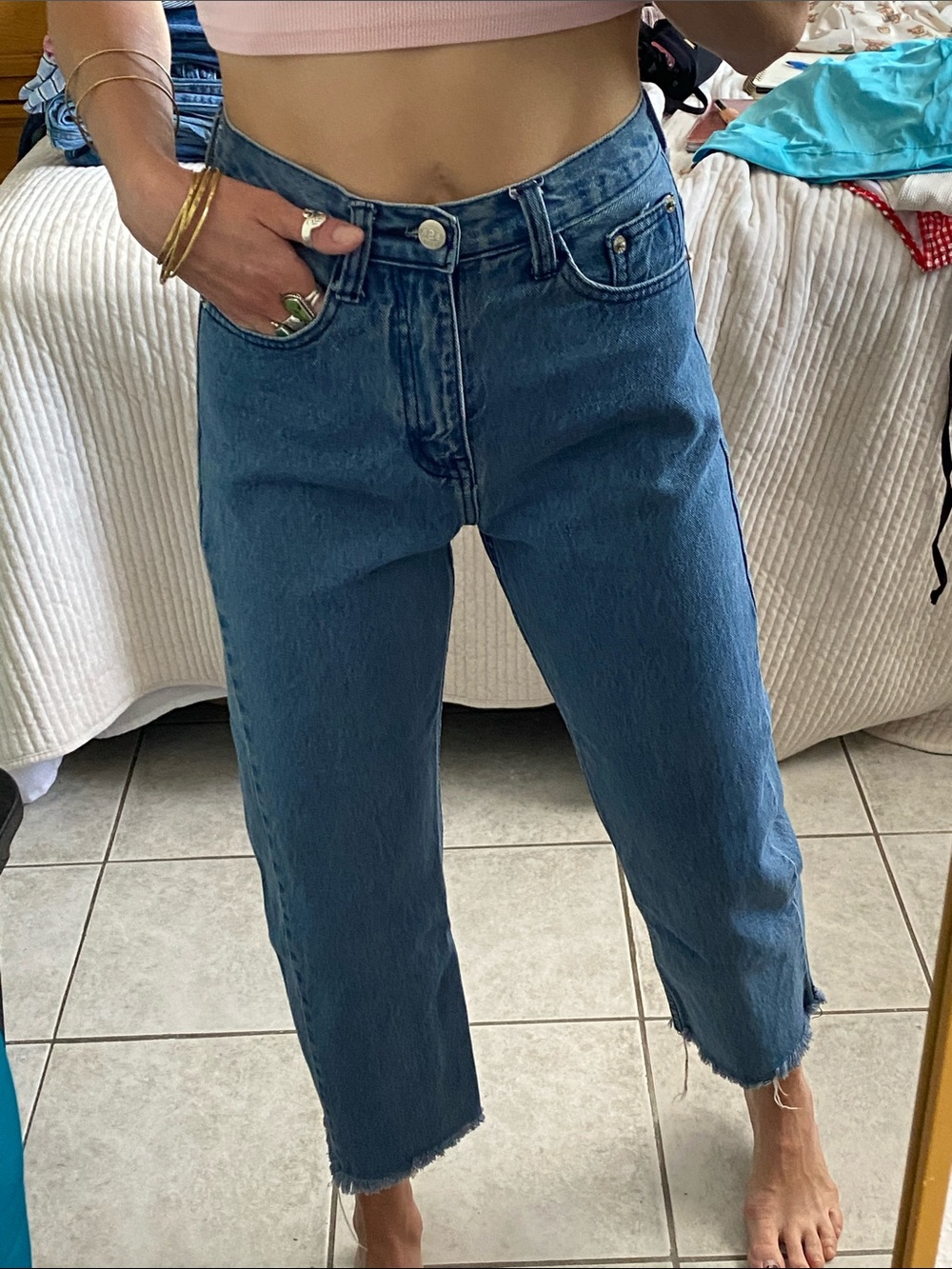 🌼 Vintage Sansabuy Denim Jeans 100 percent cotton High Rise Mom Jeans 90’s